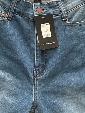 Fashion Nova Light Blue High-Rise Skinny Jeans